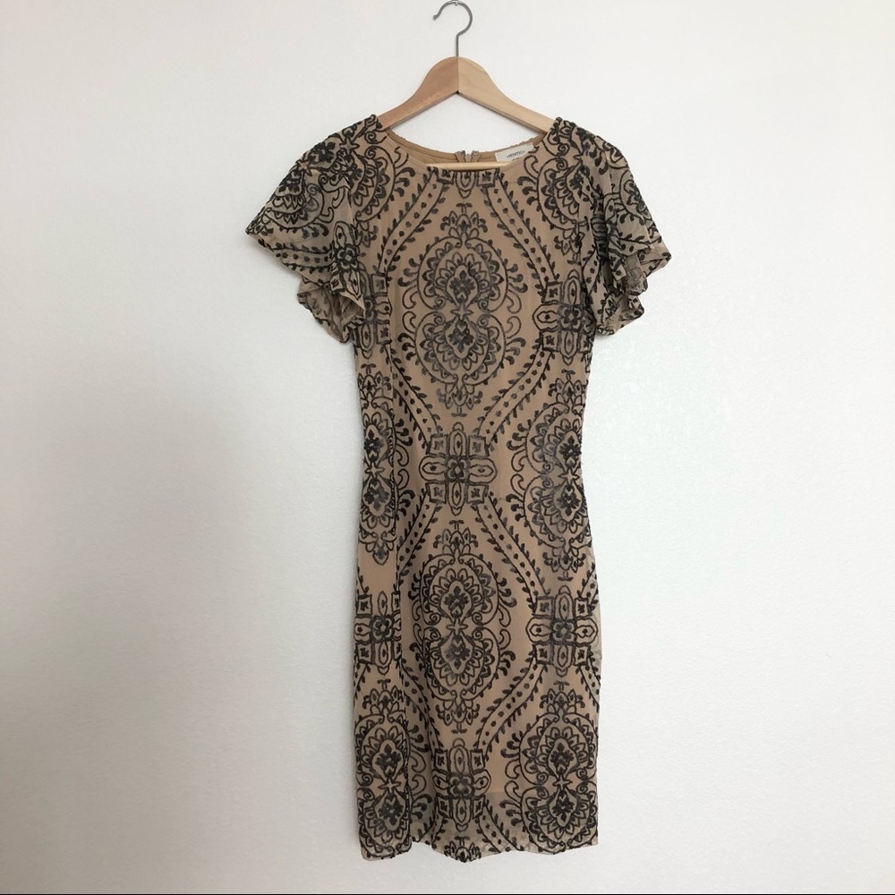 Matte Sequin Bodycon dress by Mystic, size medium